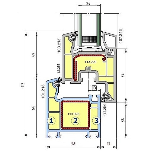 Профиль VEKA Euroline